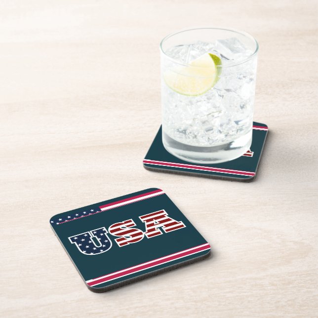 Dessous-de-verre USA Beverage Coaster (Côté Droit)