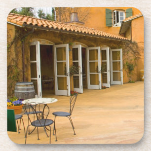 Dessous-de-verre USA, Californie, Sonoma Valley, Patio à Viansa