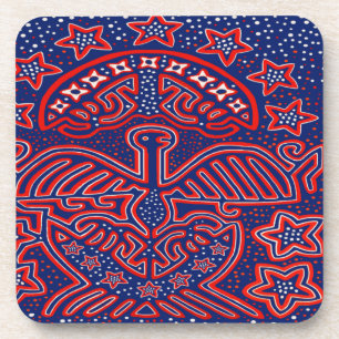 Dessous-de-verre USA Eagle Democratic Patriot