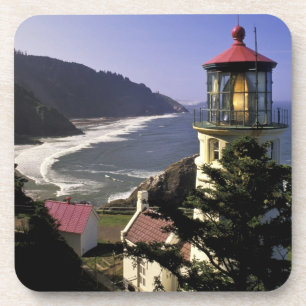 Dessous-de-verre USA, Oregon, Florence. Phare de Heceta Head