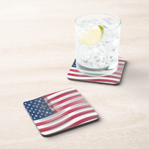 Dessous-de-verre USA Unites : Stripes & Stars en Gras Design
