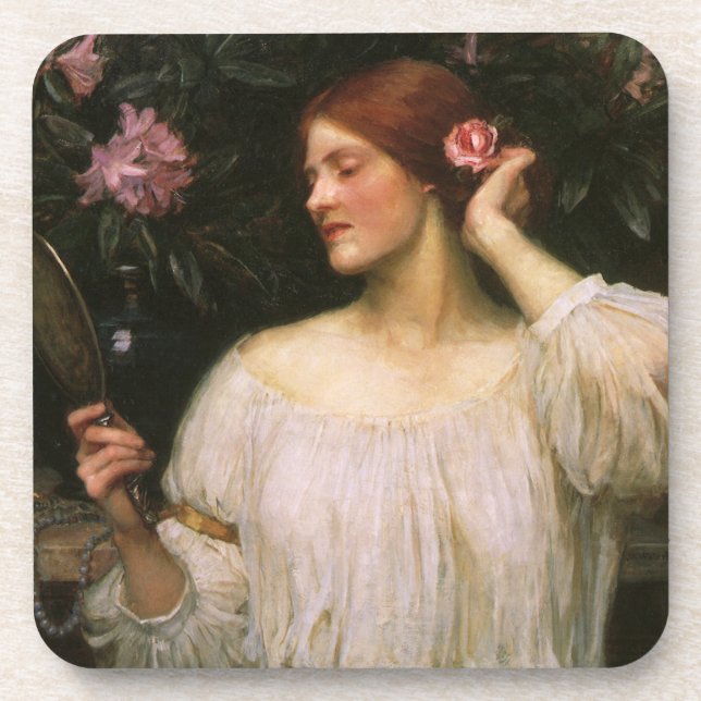 Dessous-de-verre Vanity par John William Waterhouse (Devant)
