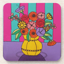 Vase jaune