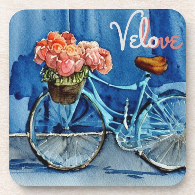 Dessous-de-verre Velo Love Cycling (Devant)