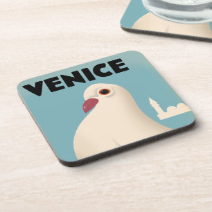Dessous-de-verre Venise affiche de voyage style Vintage Souris Pad