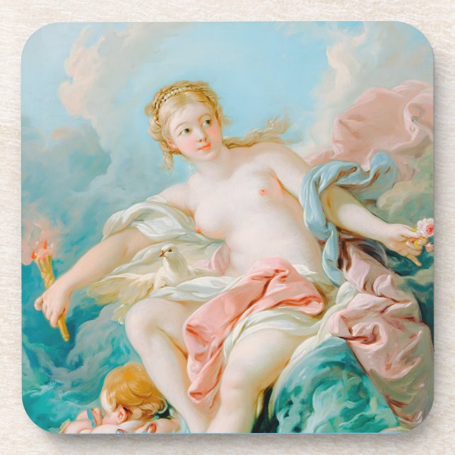 Dessous-de-verre Vénus sur les vagues par François Boucher (Devant)