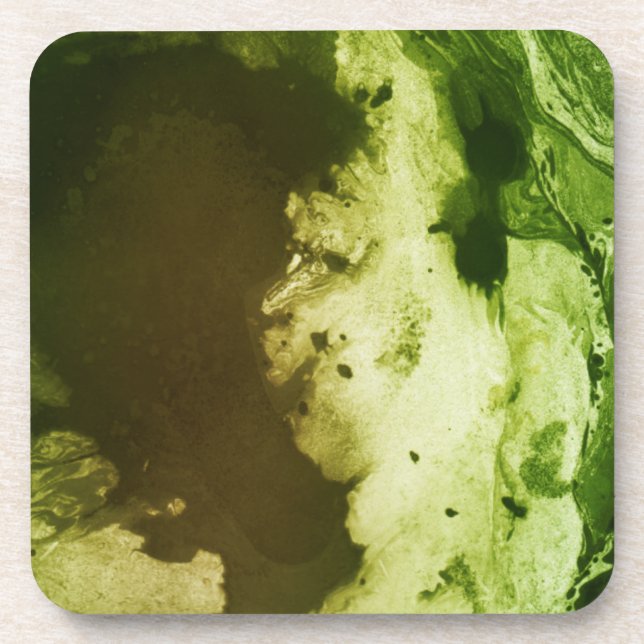 Dessous-de-verre Vert gelé (Devant)