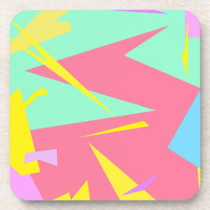 Dessous-de-verre Vibes positives couleurs pastel Abstrait