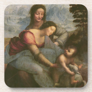 Dessous-de-verre Vierge et enfant avec St Anne, c.1510