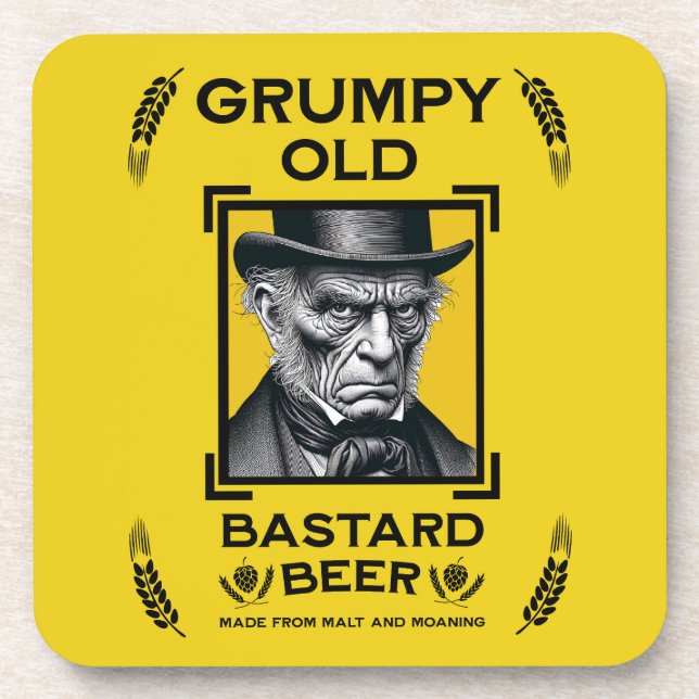 Dessous-de-verre Vieux bâtard Grumpy (Devant)