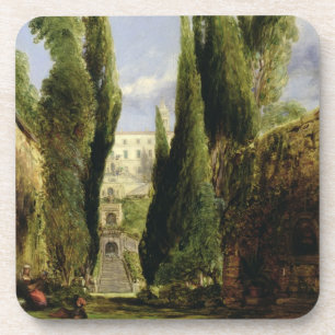 Dessous-de-verre Villa D'Este, Tivoli (huile sur la toile)