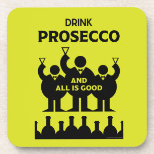 Dessous-de-verre Vin pétillant Prosecco italien