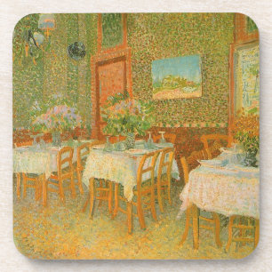 Dessous-de-verre Vincent van Gogh - Intérieur d'un restaurant