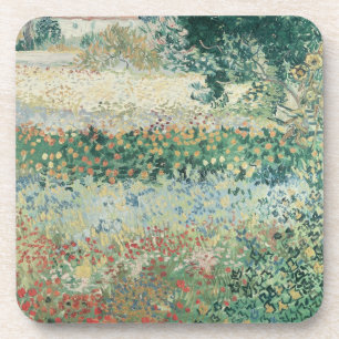 Dessous-de-verre Vincent van Gogh   Jardin à Bloom, Arles, 1888