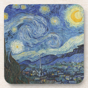 Dessous-de-verre Vincent van Gogh La Nuit étoilée, juin 1889