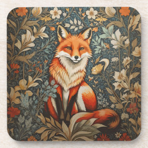 Dessous-de-verre Vintage assis Fox William Morris Inspiré Floral