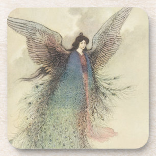 Dessous-de-verre Vintage Conte de Fées Japonais, La Demoiselle de L