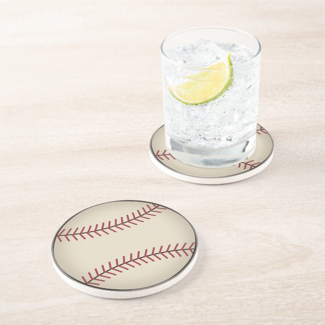 Dessous de verre vintage de baseball (Côté)