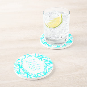 Dessous de verre vintages de garde de bébé de vélo