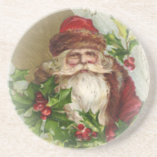 Dessous de verre vintages de Noël du père noël