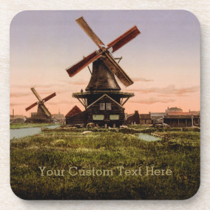 dessous de verre vintages néerlandais Windmills