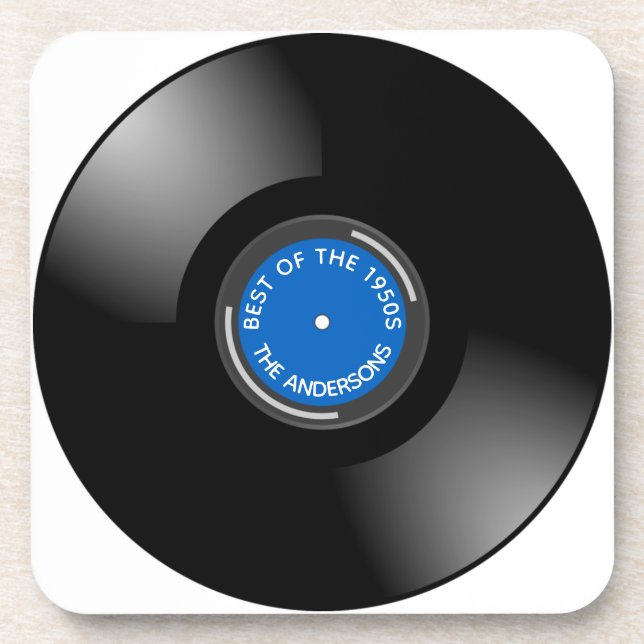 Dessous-de-verre Vinyl Record Album Design Beverage Coaster (Devant)