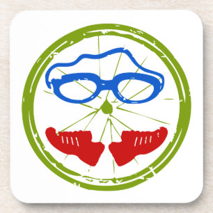 Dessous-de-verre Visage de triathlon