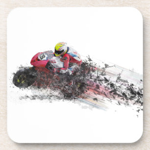 Dessous-de-verre Vitesse Motorcycle Racer