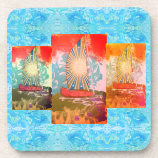 Dessous de verre - Voile en étoile