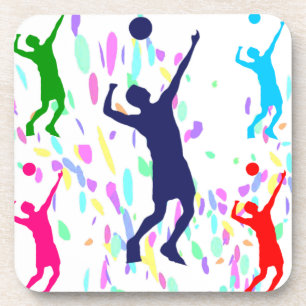 DESSOUS-DE-VERRE VOLLEYBALL