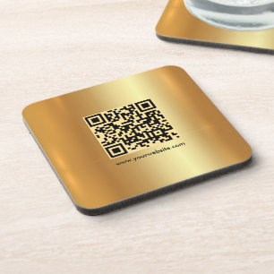 Dessous-de-verre Votre Modèle moderne et élégant personnalisé QR Co