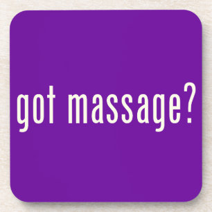 Dessous-de-verre Vous avez reçu un massage ?