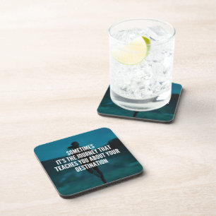 Dessous-de-verre Voyage de conditionnement physique - Motivation de