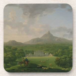 Dessous-de-verre Vue de Powerscourt, comté Wicklow, c.1760-2 (huile