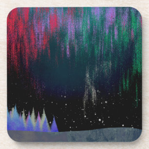 Dessous-de-verre Vue du Nord Paysage contemporain