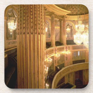 Dessous-de-verre Vue intérieure du théatre de l'opéra regardant