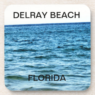 Dessous-de-verre Vue sur l'horizon océanique de Delray Beach en Flo