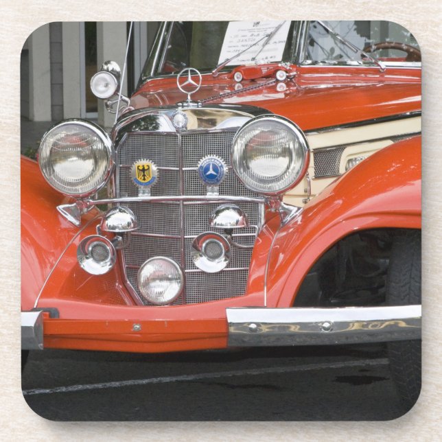 Dessous-de-verre WA, Seattle, automobile allemande classique. 2 (Devant)