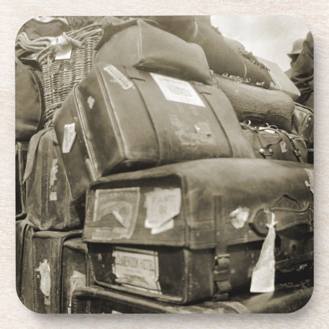 DESSOUS-DE-VERRE WAGON SUITCASE 1890 (Devant)