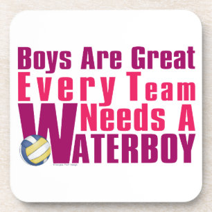 Dessous-de-verre Waterboy Volleyball in Pink