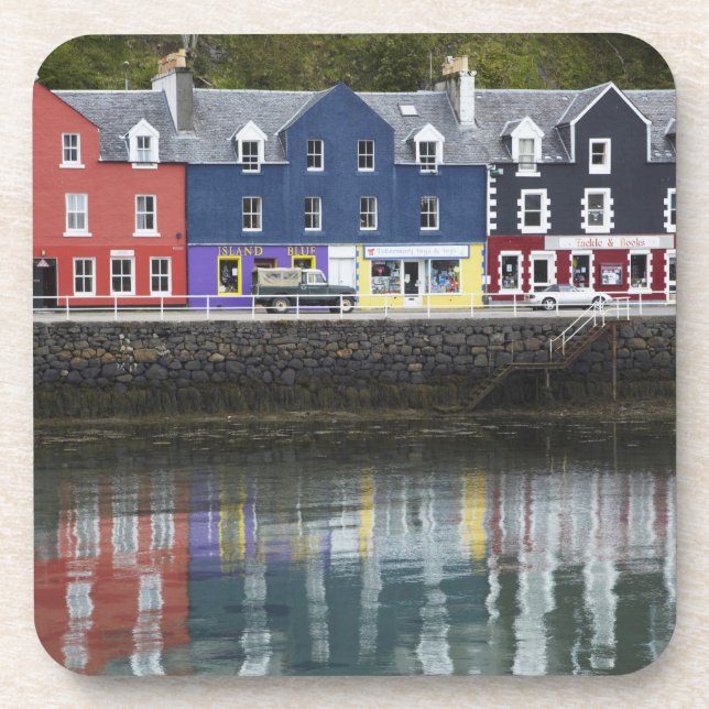 Dessous-de-verre Waterfront, Tobermory, île de Mull, Écosse, (Devant)