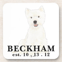 Westie personnalisé West Highland Terrier