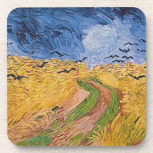 Dessous-de-verre Wheatfield de Vincent van Gogh   avec des