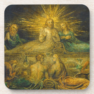 Dessous-de-verre William Blake   le dernier dîner, 1799 (tempera