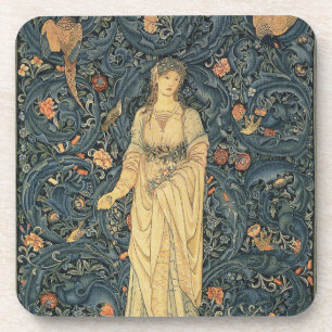 Dessous-de-verre William Morris antique Flora
