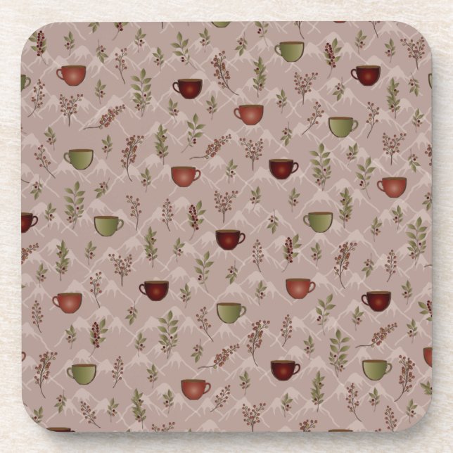 Dessous-de-verre Winter Coffee Journey (Devant)