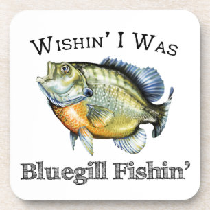 Dessous-de-verre Wishin I Was Bluegill Fishin