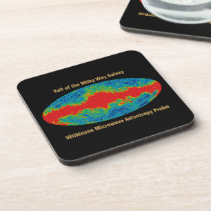 Dessous-de-verre WMAP, Voile de la Voie lactée sur l'Univers