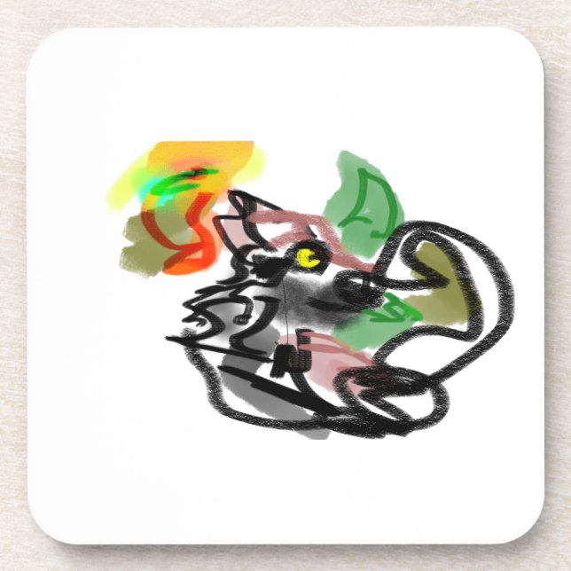 Dessous-de-verre Wolf autumn runner  (Devant)