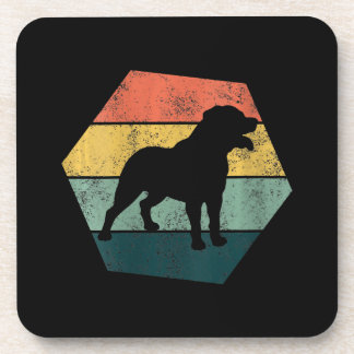 Dessous-de-verre Womens Vintage Hexagon Rottweiler Venin Rottweiler